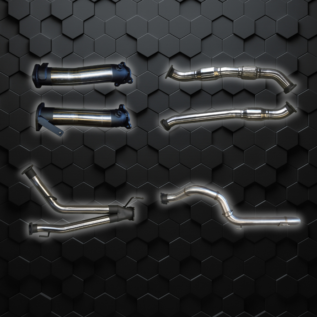 Manta Exhaust | VDJ 200 Series 3" Dual With Cat, NO Muffler, 4" Exit