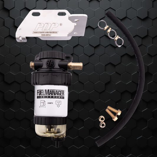 200 series PDP | Pre Fuel Filter Kit 5 micron | Passenger Side