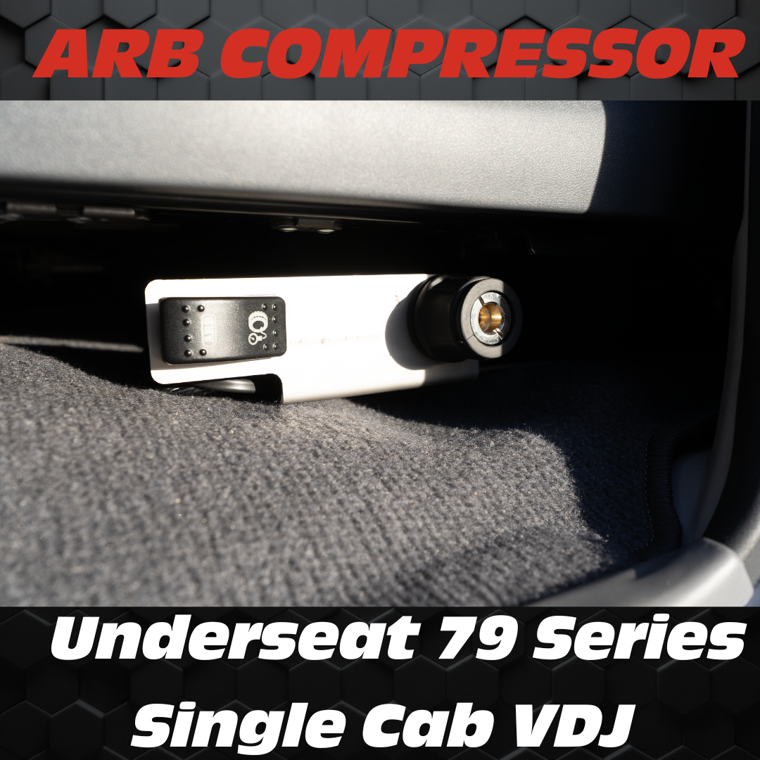 70 Series | PDP Compressor Bracket kit | Single Cab | DIY | Passenger side