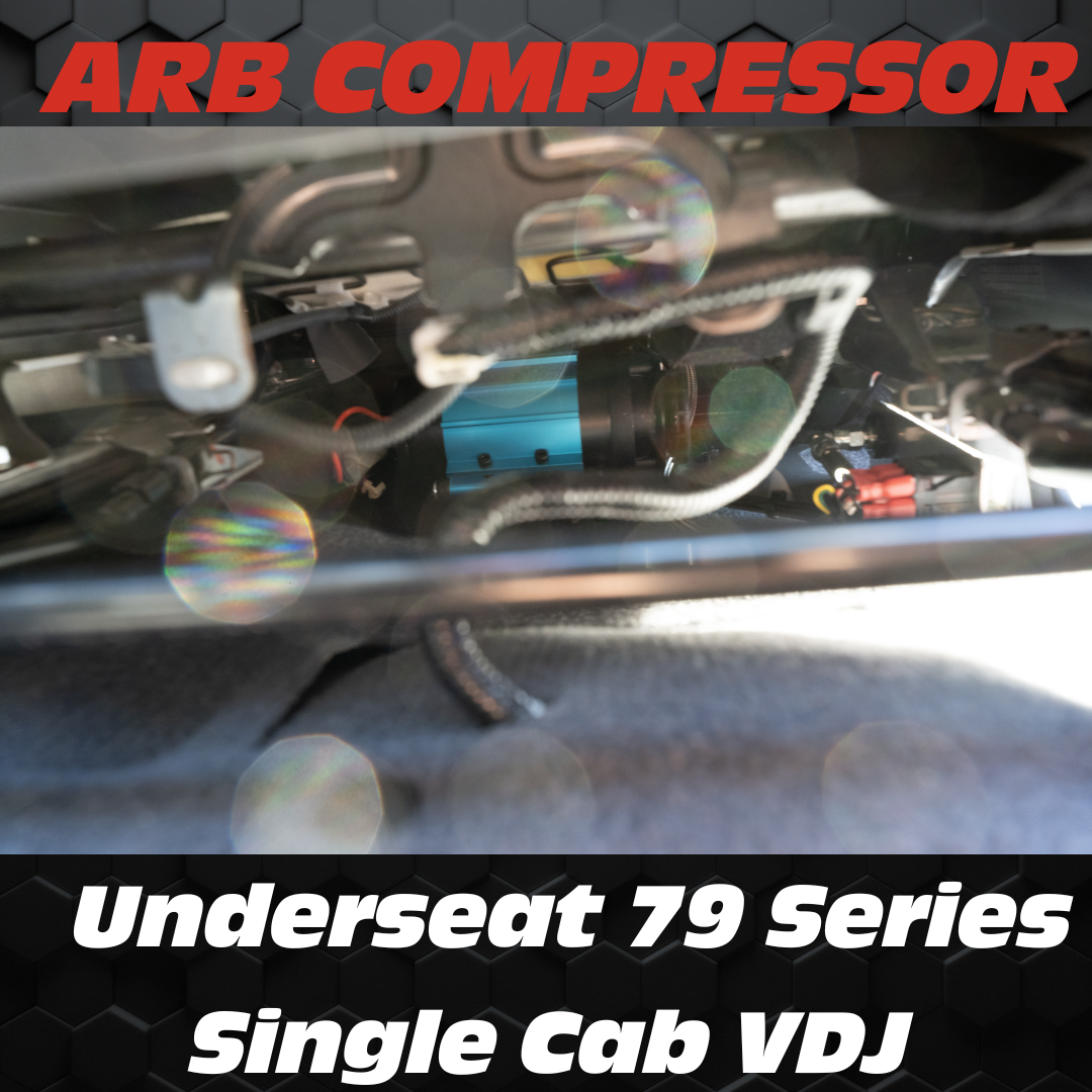 70 Series | PDP Compressor Bracket kit | Single Cab | DIY | Passenger side