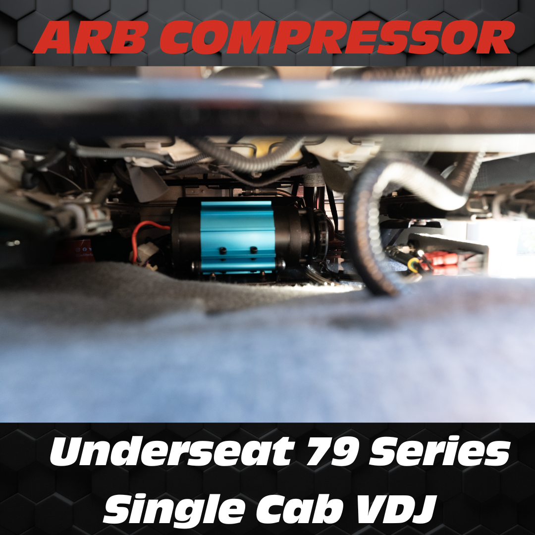 70 Series | PDP Compressor Bracket kit | Single Cab | DIY | Passenger side