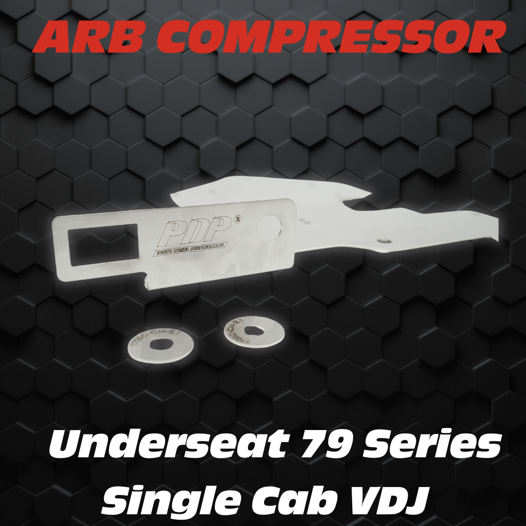 70 Series | PDP Compressor Bracket kit | Single Cab | DIY | Passenger side
