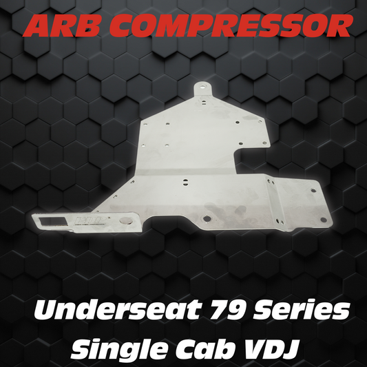70 Series | PDP Compressor Bracket kit | Single Cab | DIY | Passenger side