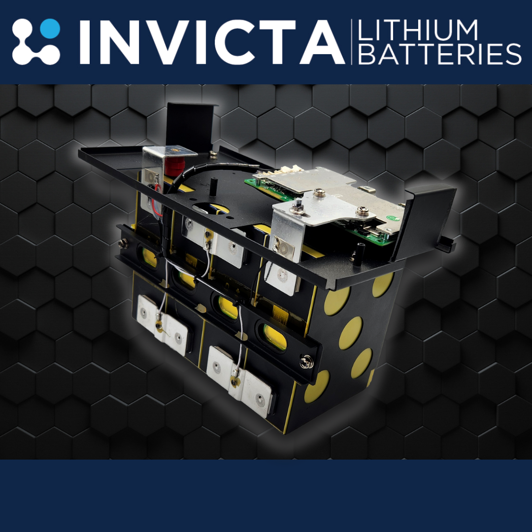 Invicta Black | 12V 100 AH | Lithium battery | with Bluetooth | SNLB12V100BT