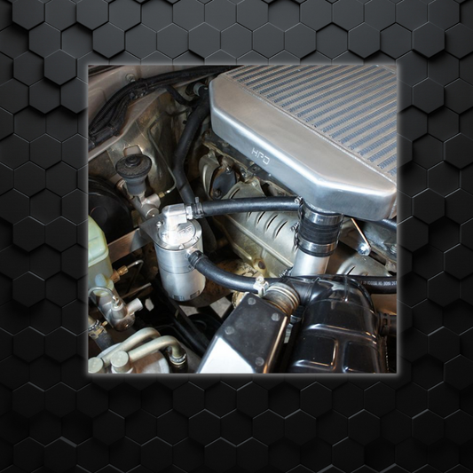 79 Series 1HD-FTE engine | HPD | Billet Aluminium Catch Can | 6 cyl Engine