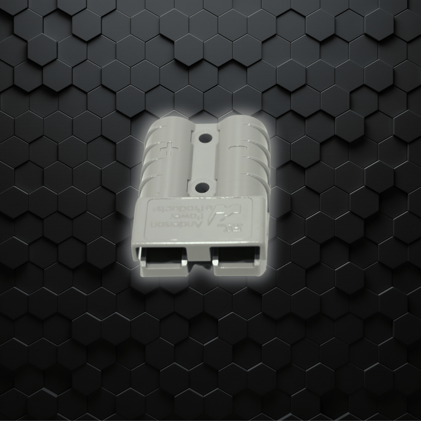 Anderson 50Amp connector with lugs | GREY