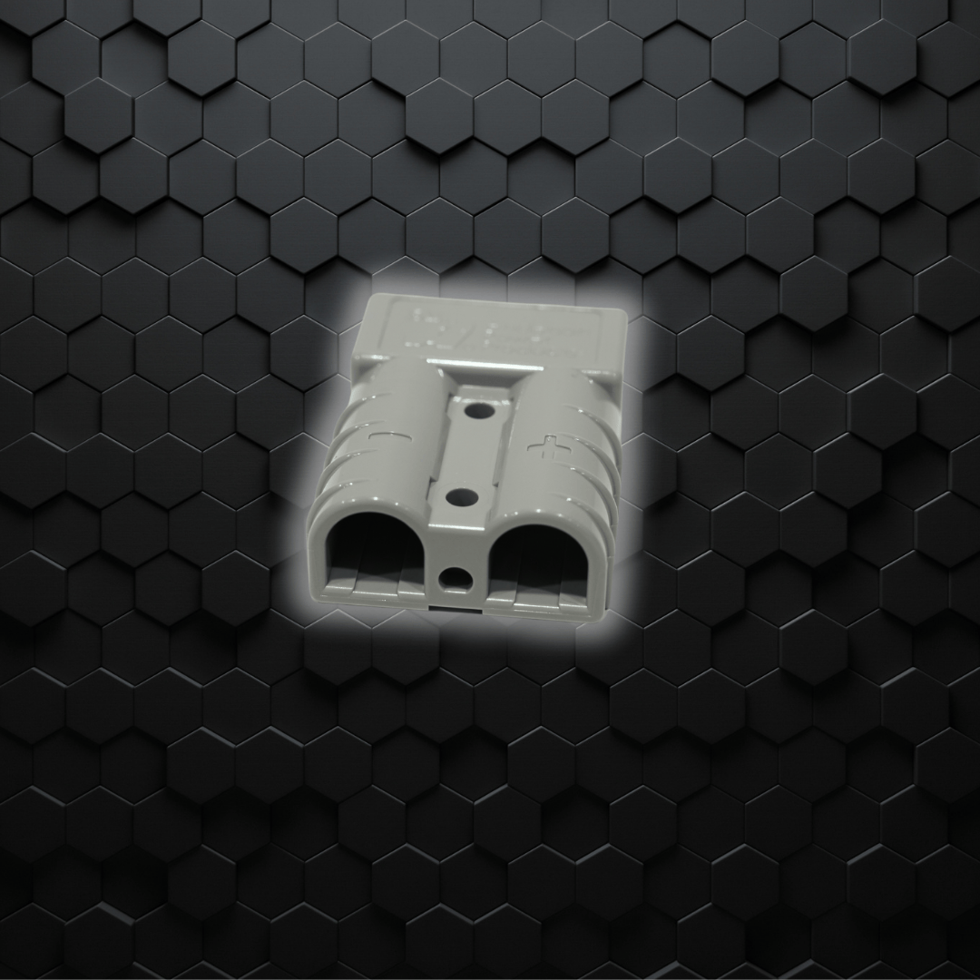 Anderson 50Amp connector with lugs | GREY