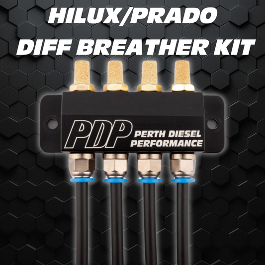 Hilux N80 | Prado 150 series  | PDP Diff Breather Kit