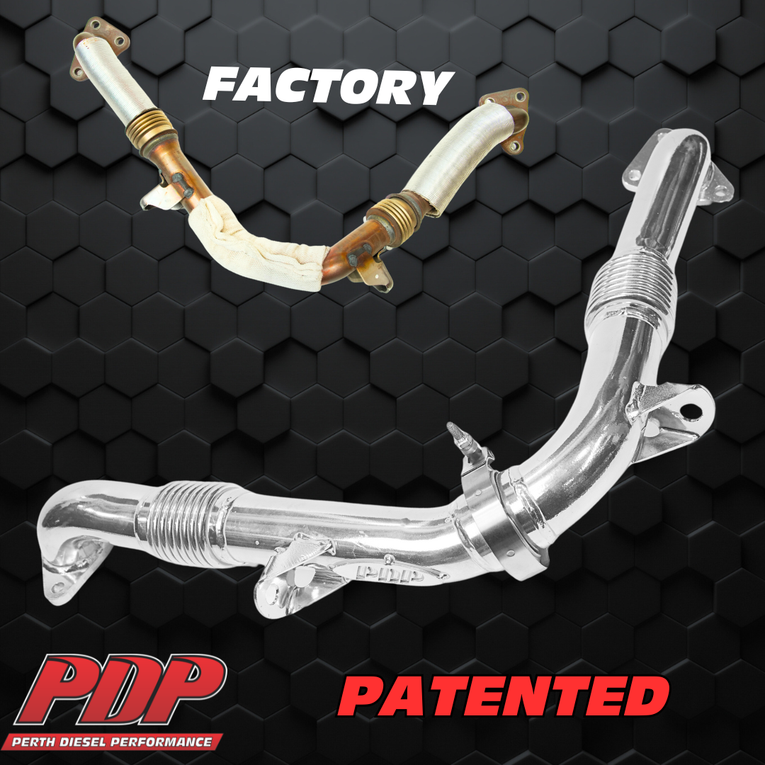 70 series | PDP Cross Over Pipe kit | Ceramic Coated | VDJ | V8 engine