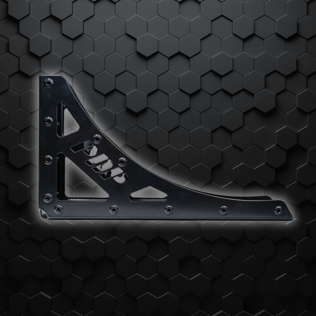 PDP Heavy Duty Awning Bracket | Powder-coated Black | Suits 180 & 270 Degree Awning