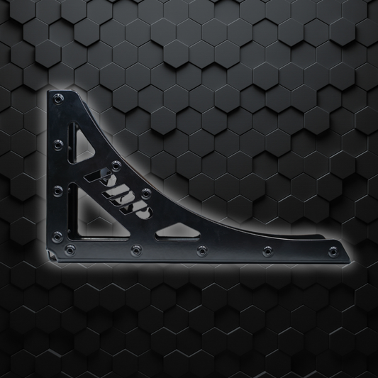 Awning Bracket  | Satin Black Stainless |  70 series| 200 series | Suits 180 & 270 Degree Awning