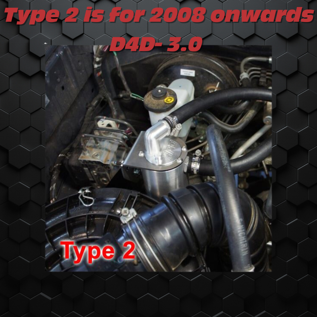 HPD Billet Catch Can | Hilux D4D 2008 + 3.0 | TYPE 2