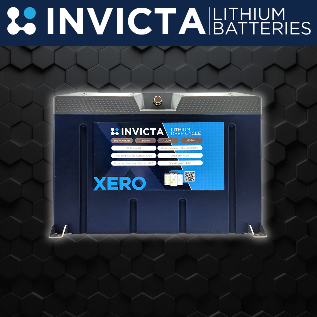 Invicta Xero 12V 100ah| SNLX12V100BT|  LiFePO4 Battery (Bluetooth)