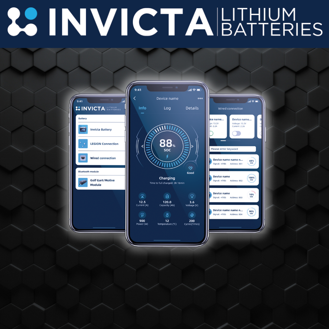 Invicta Xero 12V 200ah | SNLX12V200BT| LiFePO4 Battery (Bluetooth)