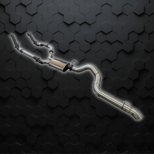 Manta Exhaust | VDJ 200 Series 3" Dual with Cat & Muffler, 4" Exit