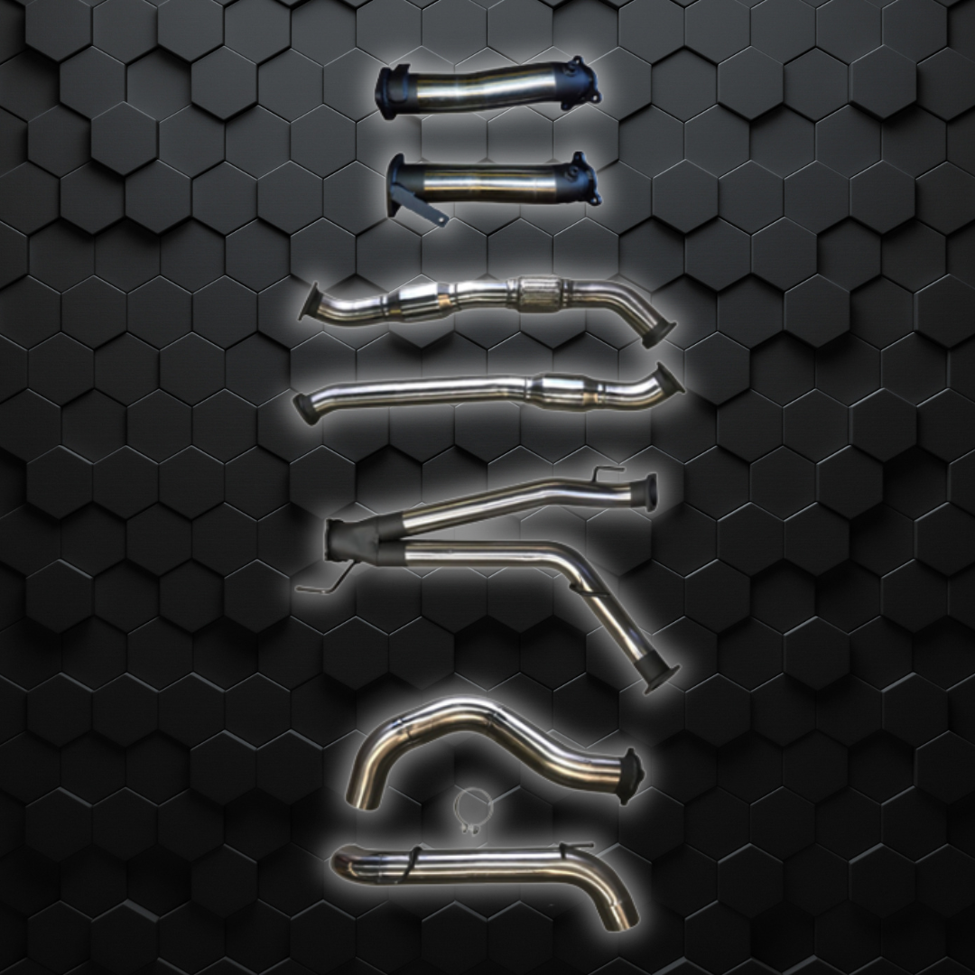 Manta Exhaust 200 Series | V8 engine  3" Dual With Cat, NO Muffler, 4" Exit | SSMKTY0054