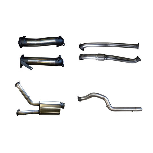 200 series | manta exhaust | Turbo back system | NO Cat, W/Muffler | year 07-2015 - pre DPF | SSMKTY0055