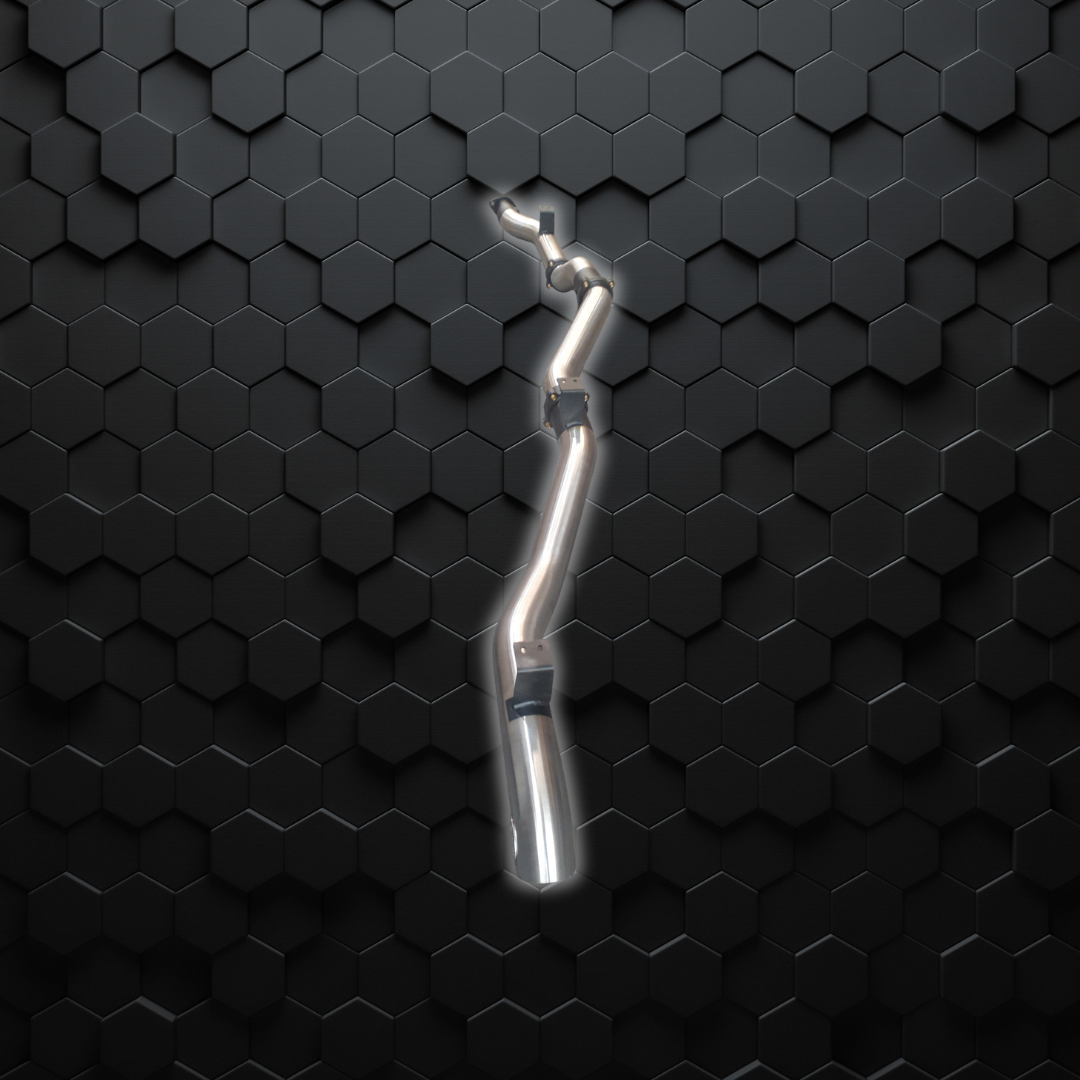 70 Series Exhaust Manta | V/8 engine 4" DPF Back Stainless Exhaust | SSMKTY0191