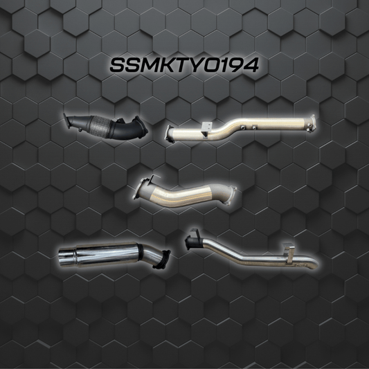 Manta Exhaust 70 series  | VDJ 79 Series 4 inch system   NO Cat & With Muffler | STAINLESS | 2016 to Current | SSMKTY0194