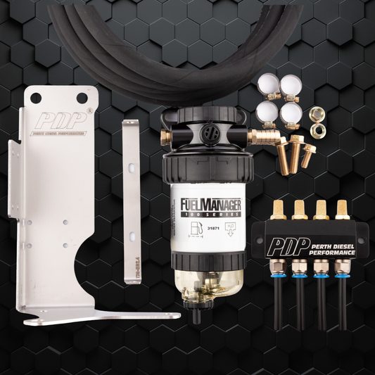 70 Series Combo | PDP Pre-Fuel Filtration 5 micron & Diff Breather kit | V8 engine