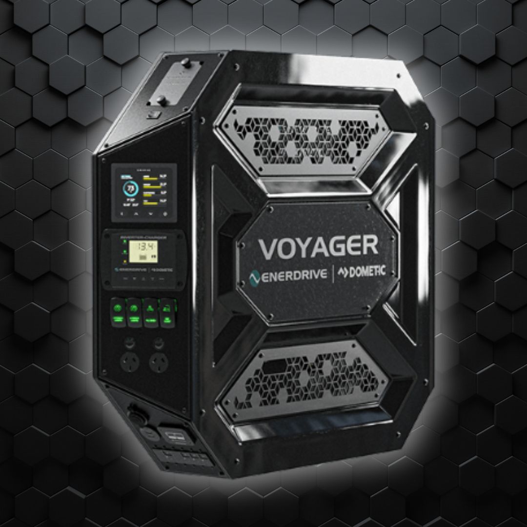 Enerdrive | Voyager System | Left 3000w/100A | Inverter-Charger 40DC inc Simarine SCQ50 |  K-V3L01