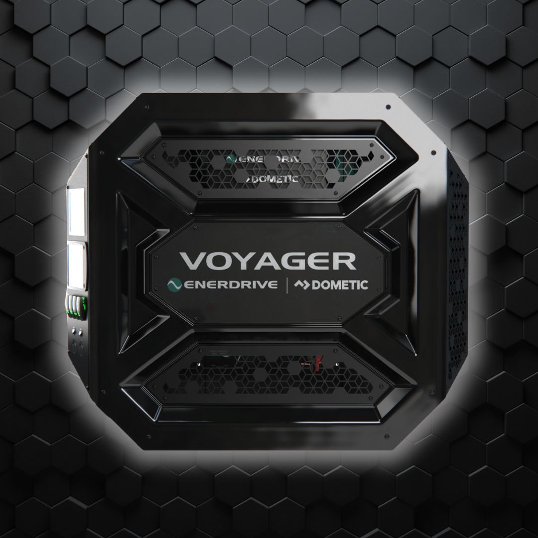 Enerdrive | Voyager System | Left 3000w/100A | Inverter-Charger 40DC inc Simarine SCQ50 |  K-V3L01