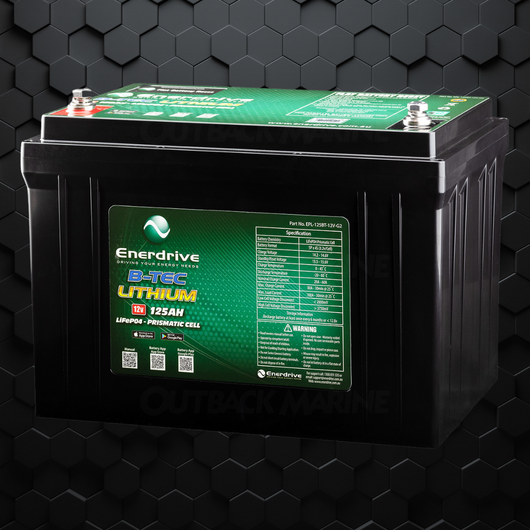 Enerdrive | B-TEC 125AH 12V | Gen2 LIFEPO4