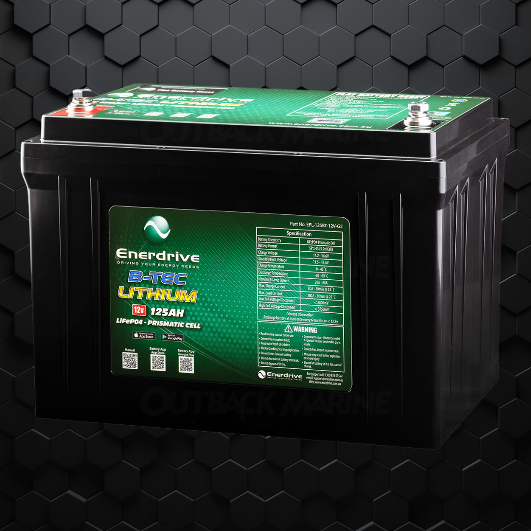 Enerdrive | B-TEC 125AH 12V | G2 LIFEPO4