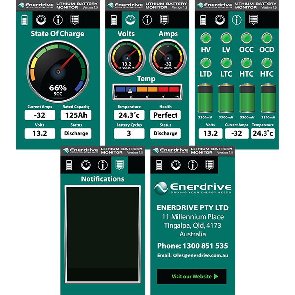 Enerdrive | B-TEC 125AH 12V | Gen2 LIFEPO4