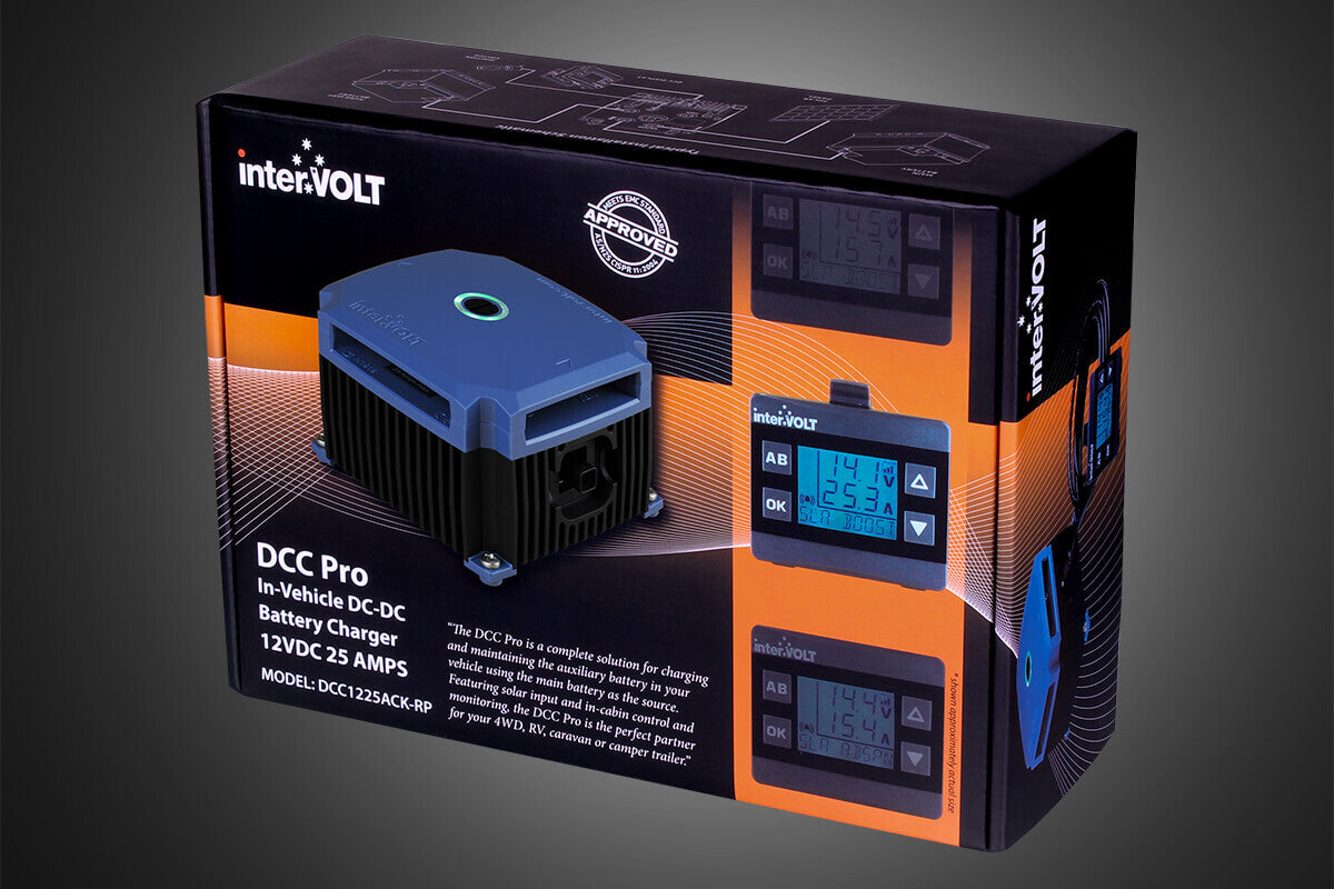 Intervolt  | DC-DC Battery Charger 25A | Lithium Ready | DCC1225ACK-RP
