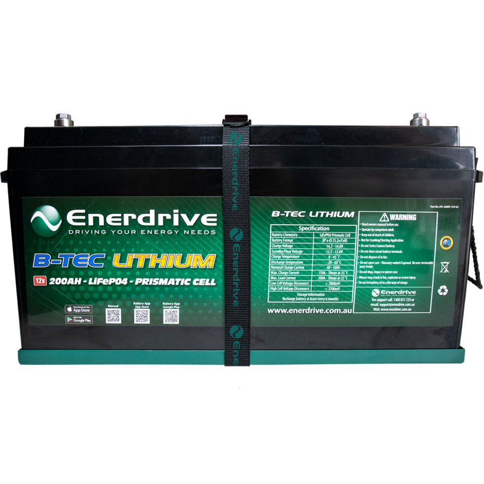 Enerdrive | B-TEC 200AH 12V | G2 LIFEPO4