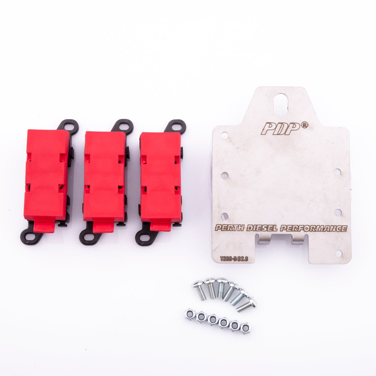 Midi Fuse plate Kit with 3 red top | 200 Series Front