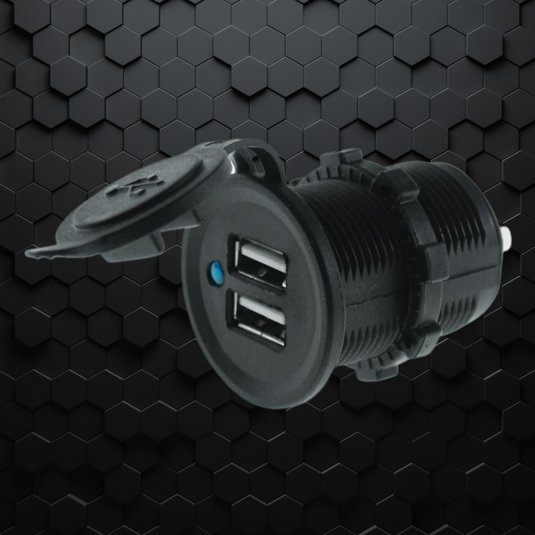 PDP Electrical | Twin USB 2.4amp x 2 | Flush Mount