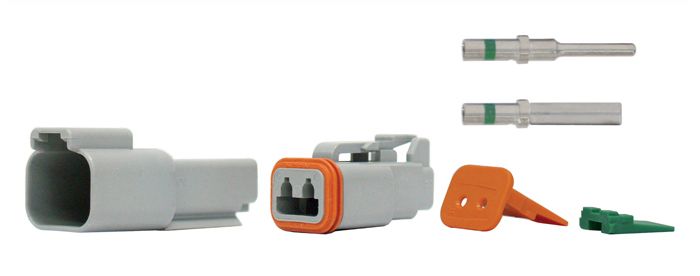 DT TYPE 2 WAY CONNECTOR KIT | 5x Connectors | Deutsch plug male and female