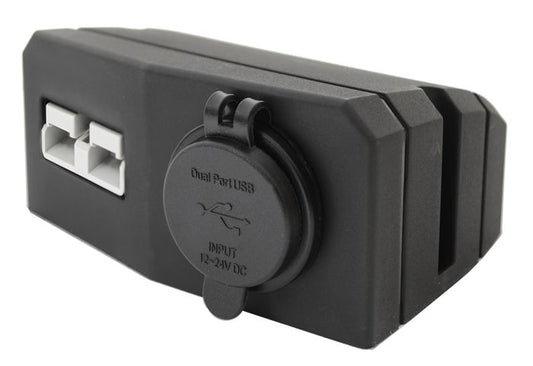 PDP Electrical | 50A Anderson | Twin USB Socket | Surface Mount