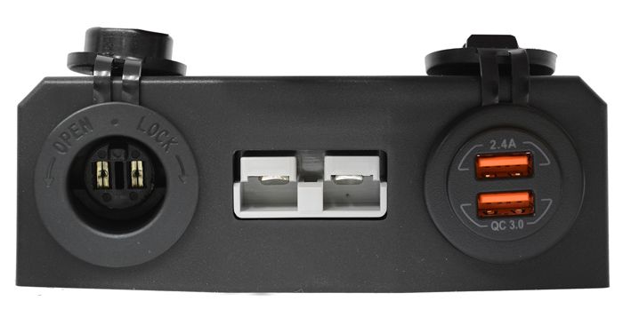 PDP Electrical | 50A Anderson | Engle Socket/USB Surface mount