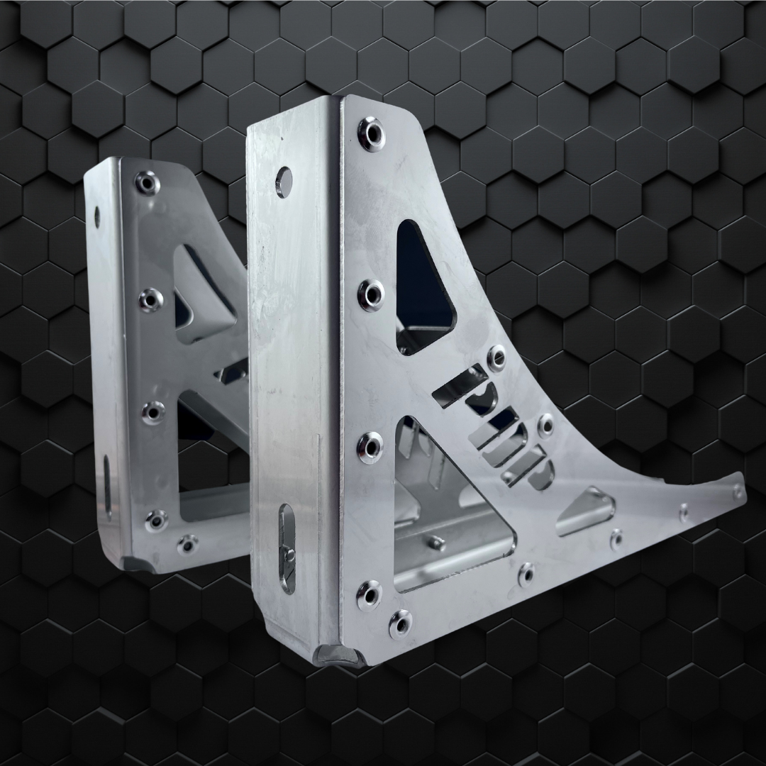 PDP Heavy Duty Awning Bracket Stainless | Rhino Flat Rack | Suits 270 Degree Awning