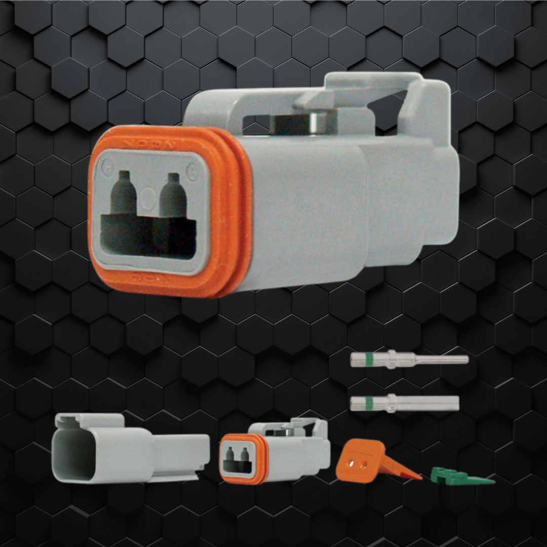 DT TYPE 2 WAY CONNECTOR KIT | 5x Connectors | Deutsch plug male and female
