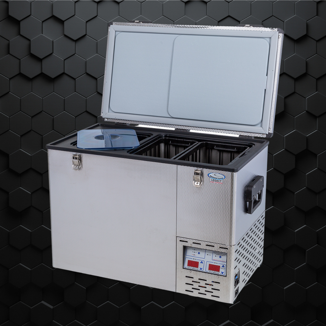 National Luna 90L Fridge Freezer 90L Legacy Twin Bin Dual