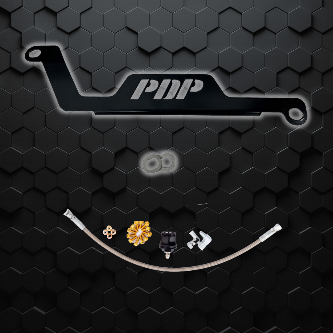 PDP POWDERCOATED Compressor Bracket | Underseat 76 & 79 Series VDJ | Bracket only