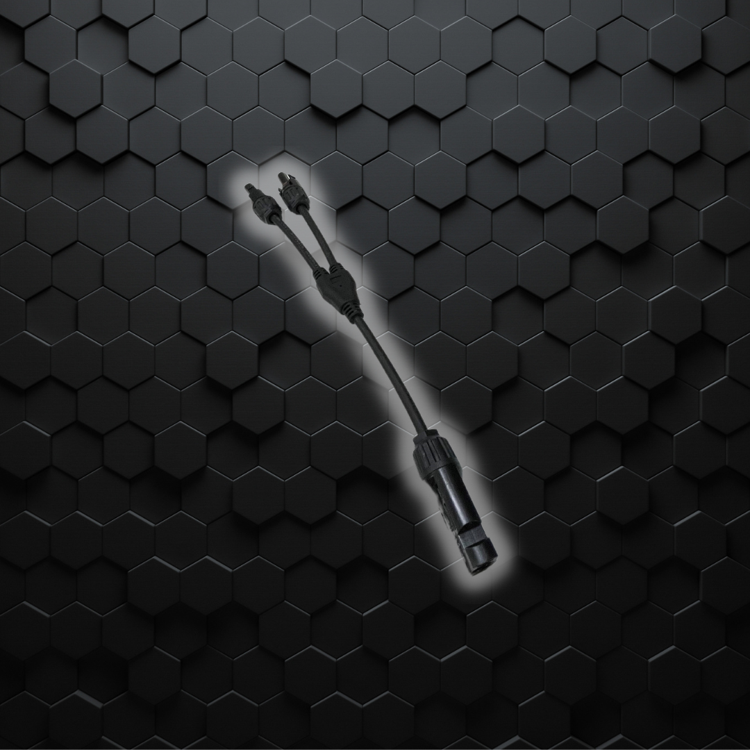 KT Solar | Y-Lead Connector | KT70771 | 2 Sockets to 1 Plug -Y LEAD