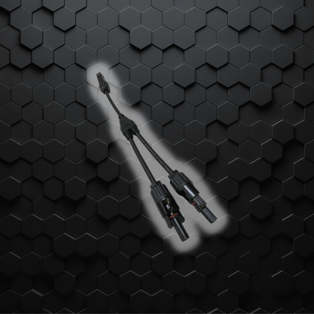 KT Solar | Y-Lead Connector | KT70771 | 2 Sockets to 1 Plug -Y LEAD