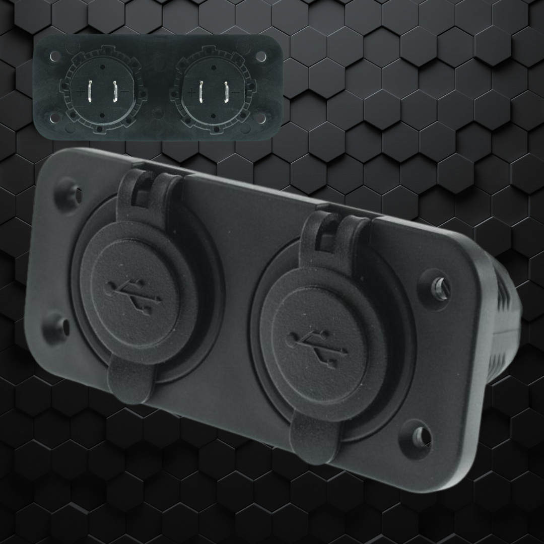 PDP Electrical | Dual USB High Output | Flush Mount