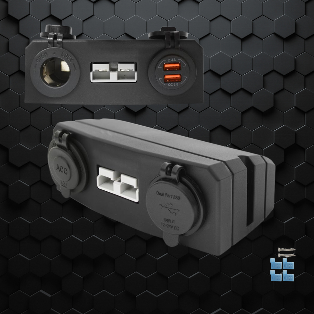 PDP Electrical | Anderson | Accessory Socket/USB Surface mount