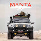Manta Exhaust 200 Series | V8 engine  3" Dual With Cat, NO Muffler, 4" Exit | SSMKTY0054
