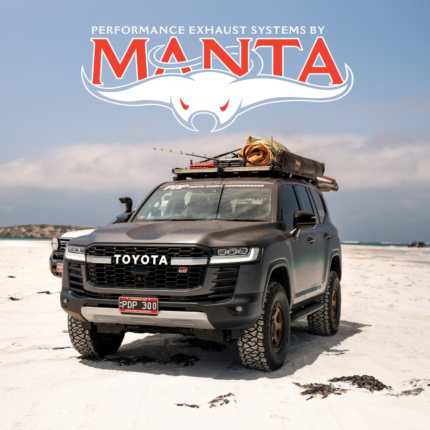 Manta Exhaust | 300 Series | 3" DPF Back to 4" Tailpipe | Black 4" Tip