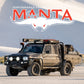 76 series Wagon | V8 engine | Manta 4" Exhaust stainless steel | DPF Back system | SSMKTY0366