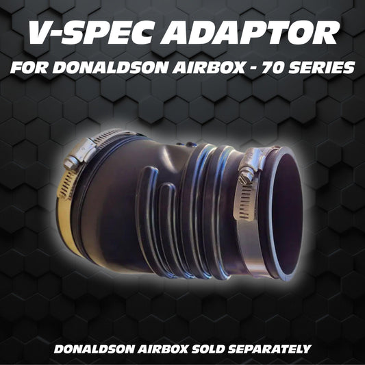 Donaldson PowerCore XLC070K Safari V-Spec snorkel Intake Adapter X900224 – Toyota LandCruiser 70 Series