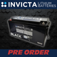 Invicta Black | 12V 200AH Lithium battery | with Bluetooth | SNLB12V200BT