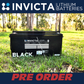 Invicta Black | 12V 200AH Lithium battery | with Bluetooth | SNLB12V200BT